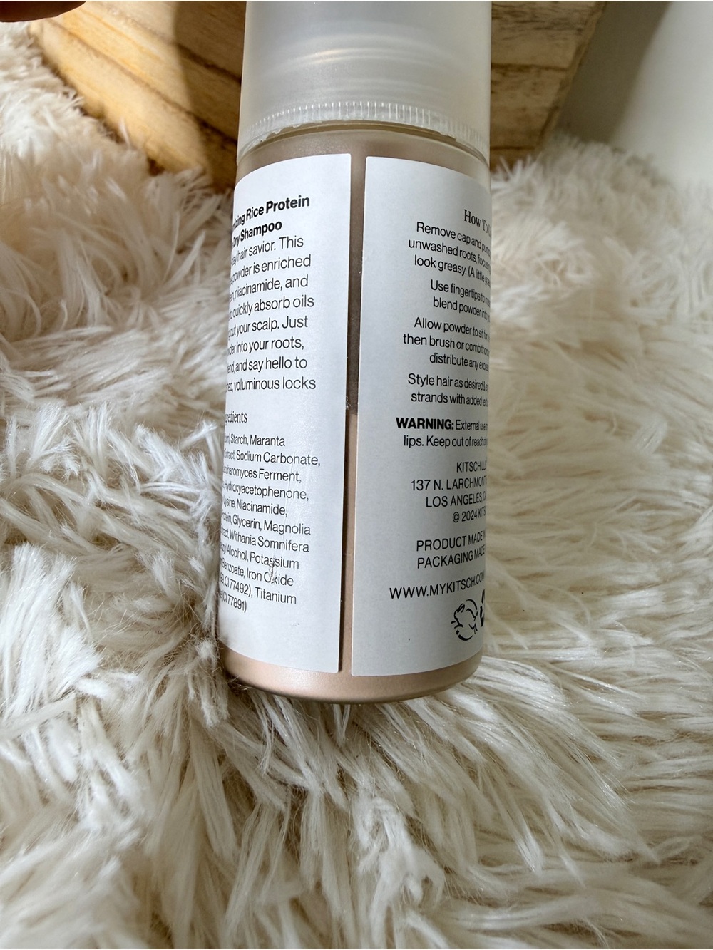 Kitsch Volumizing Rice Protein Invisible Dry Shampoo Powder Mist - Picture 3 of 4